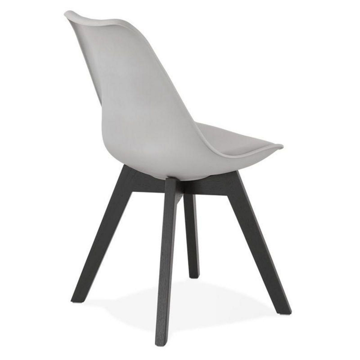 Paris Prix Chaise Design  Toledo  82cm Gris & Noir