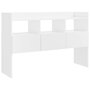Voir la diapositive 2 : VIDAXL Buffet Blanc brillant 105x30x70 cm Bois d'ingenierie