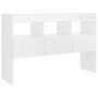 Voir la diapositive 2 : VIDAXL Buffet Blanc brillant 105x30x70 cm Bois d'ingenierie