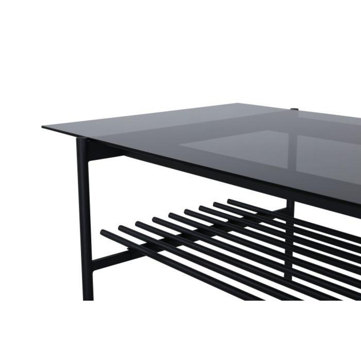 Paris Prix Table Basse en Verre  Von Staf  120cm Noir