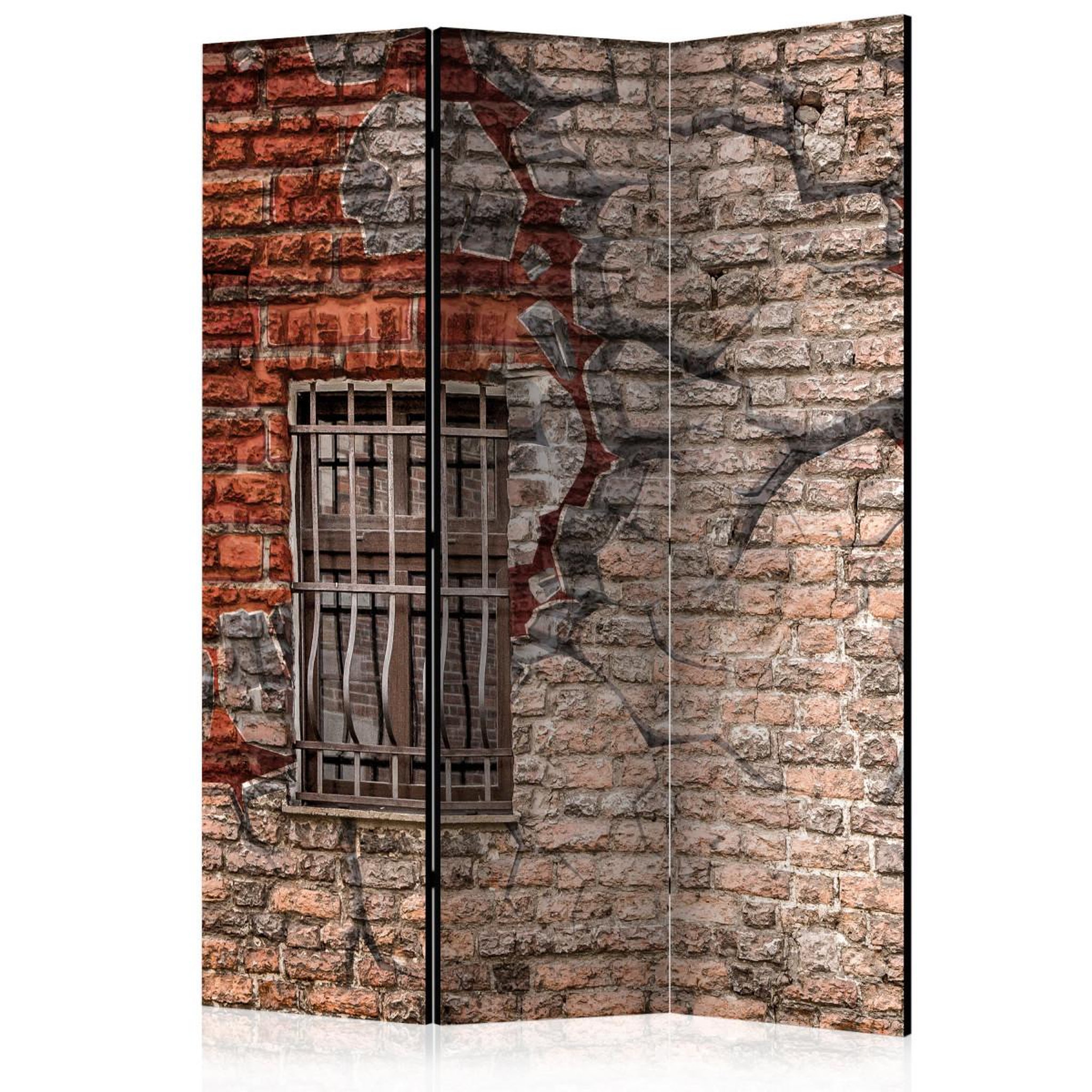 Paris Prix Paravent 3 volets  break the wall  135x172cm