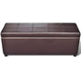 Voir la diapositive 3 : VIDAXL Banc long de rangement bois marron