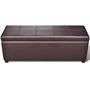 Voir la diapositive 3 : VIDAXL Banc long de rangement bois marron