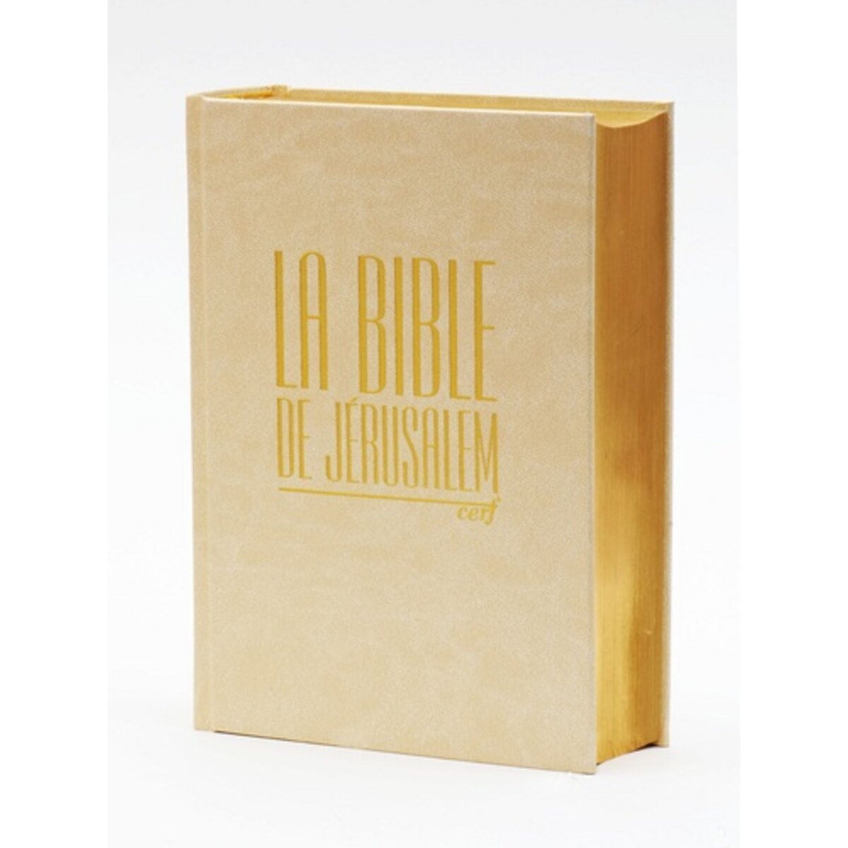  LA BIBLE DE JERUSALEM. EDITION COMPACTE BLANCHE DOREE, Ecole biblique de Jérusalem
