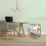 The Home Deco Factory Table de chevet scandi Anja - L. 44 x H. 45 cm - Blanc