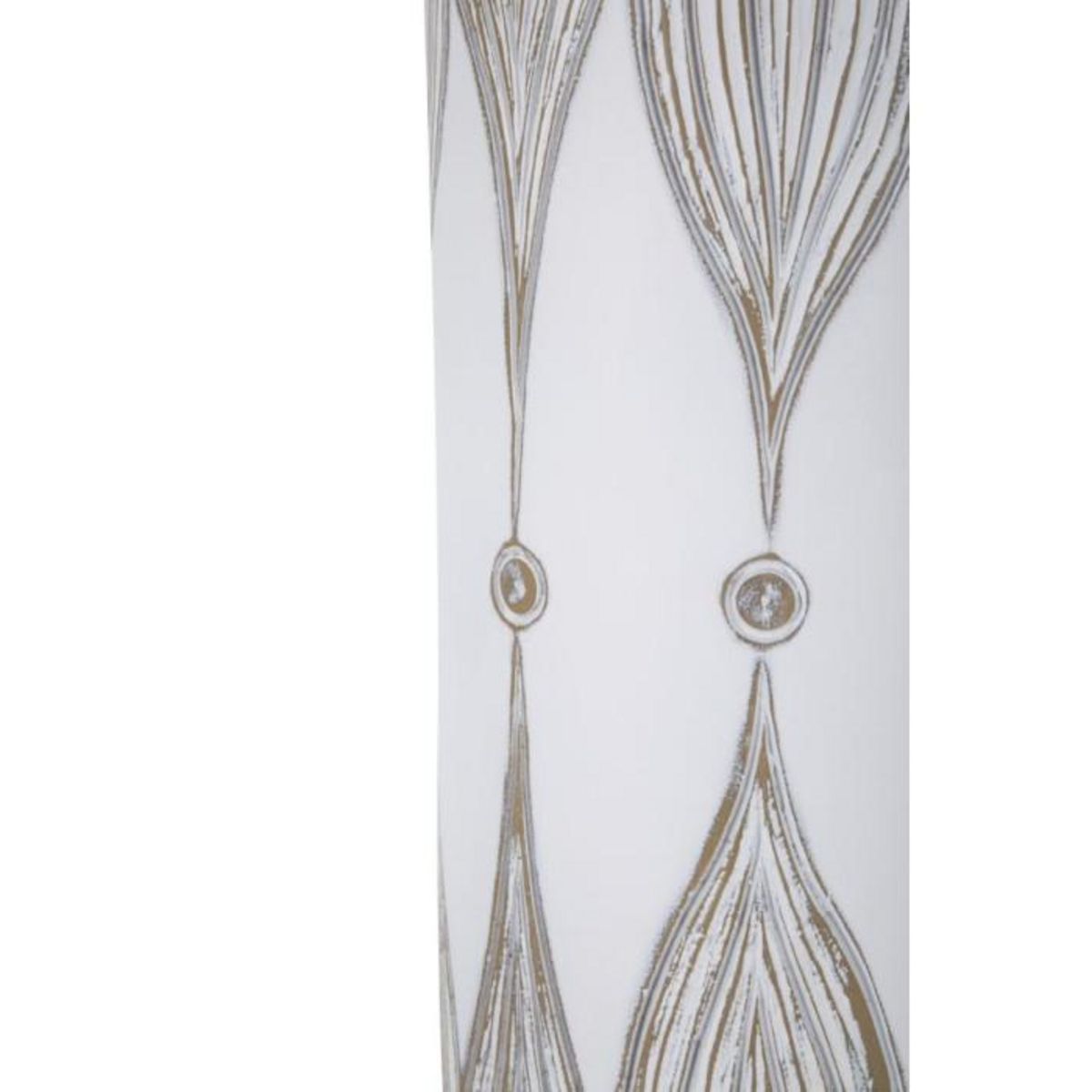 Paris Prix Vase Déco à Motifs  Atene  74cm Blanc