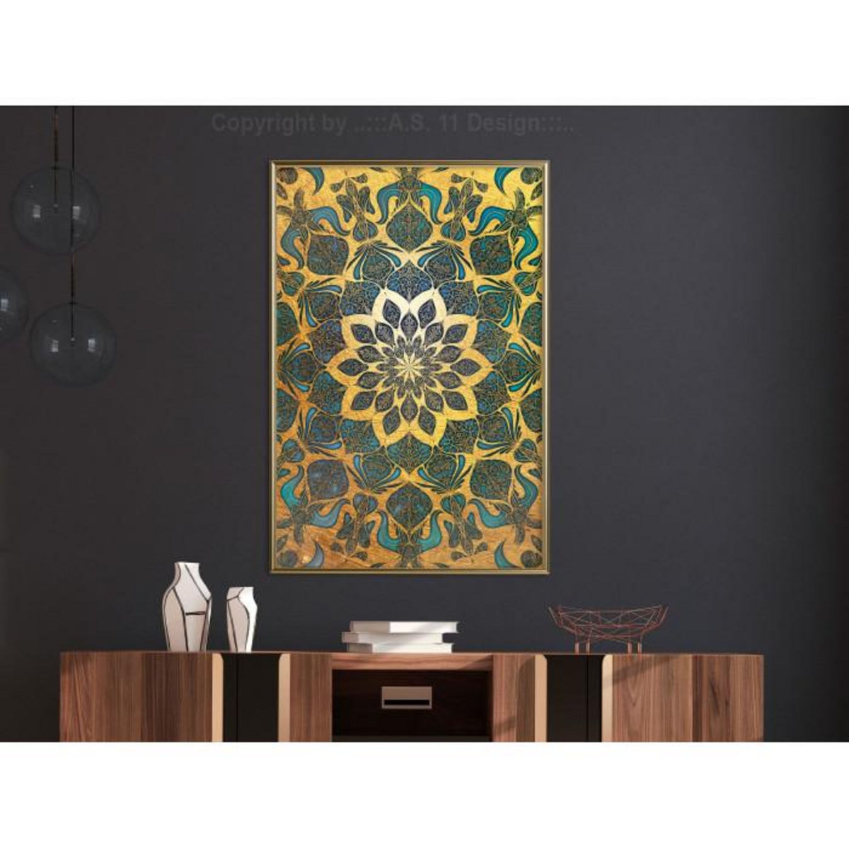 Paris Prix Affiche Murale Encadrée  Oriental Glow