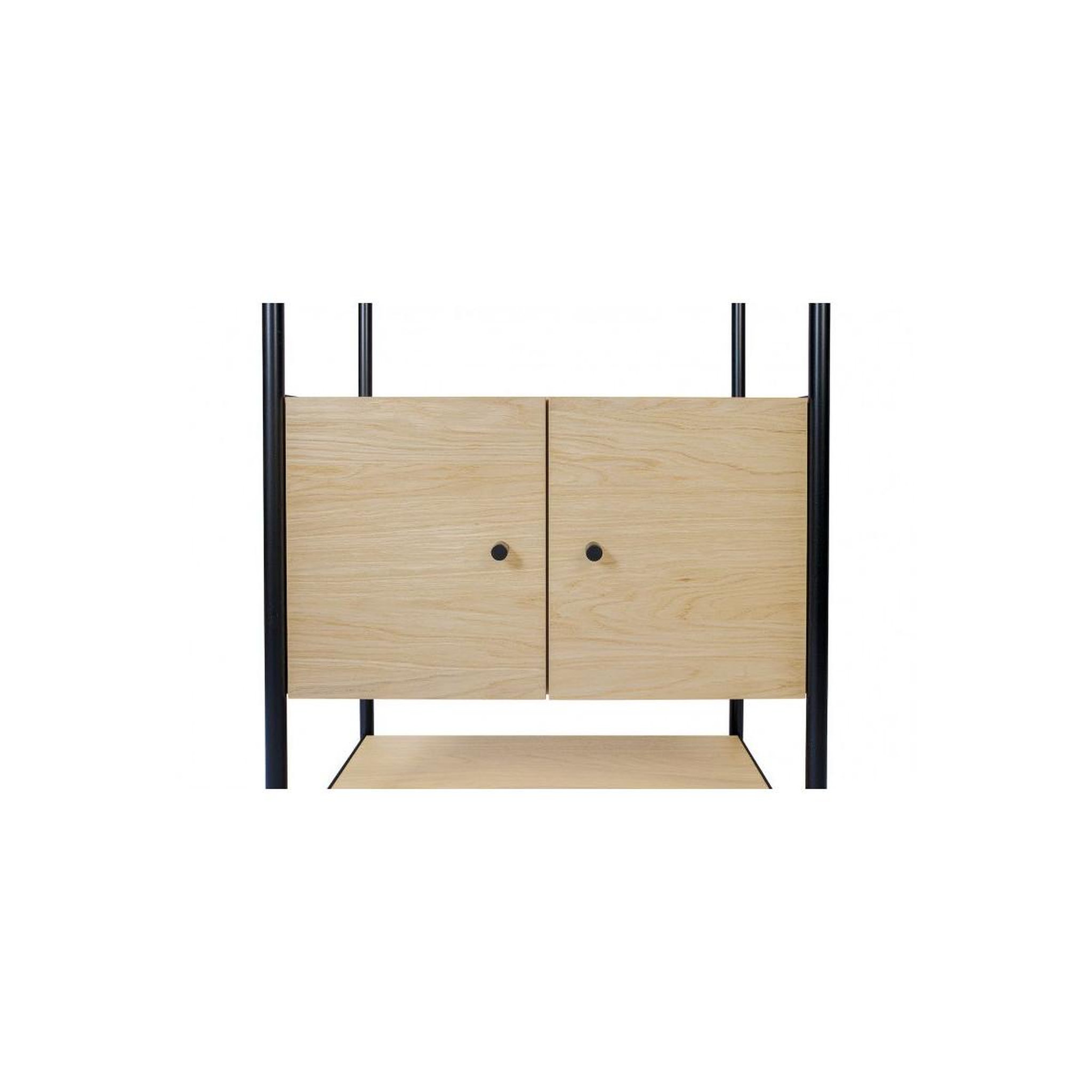 Voir la diapositive 4 : Paris Prix Bibliothèque design en bois  jugend  180cm naturel