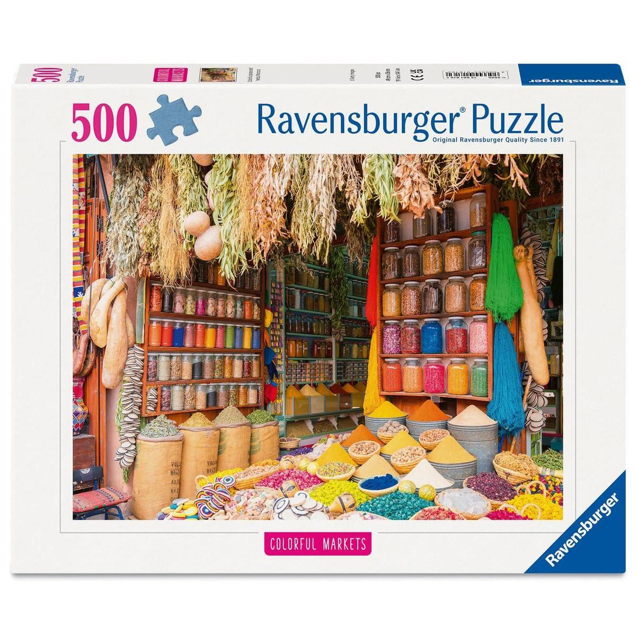 RAVENSBURGER Puzzle 500 pièces - Marché aux épices Maroc