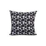 Proloisirs Coussin déhoussable exterieur décor Motif Graphique chevron noir 45 x 45 cm