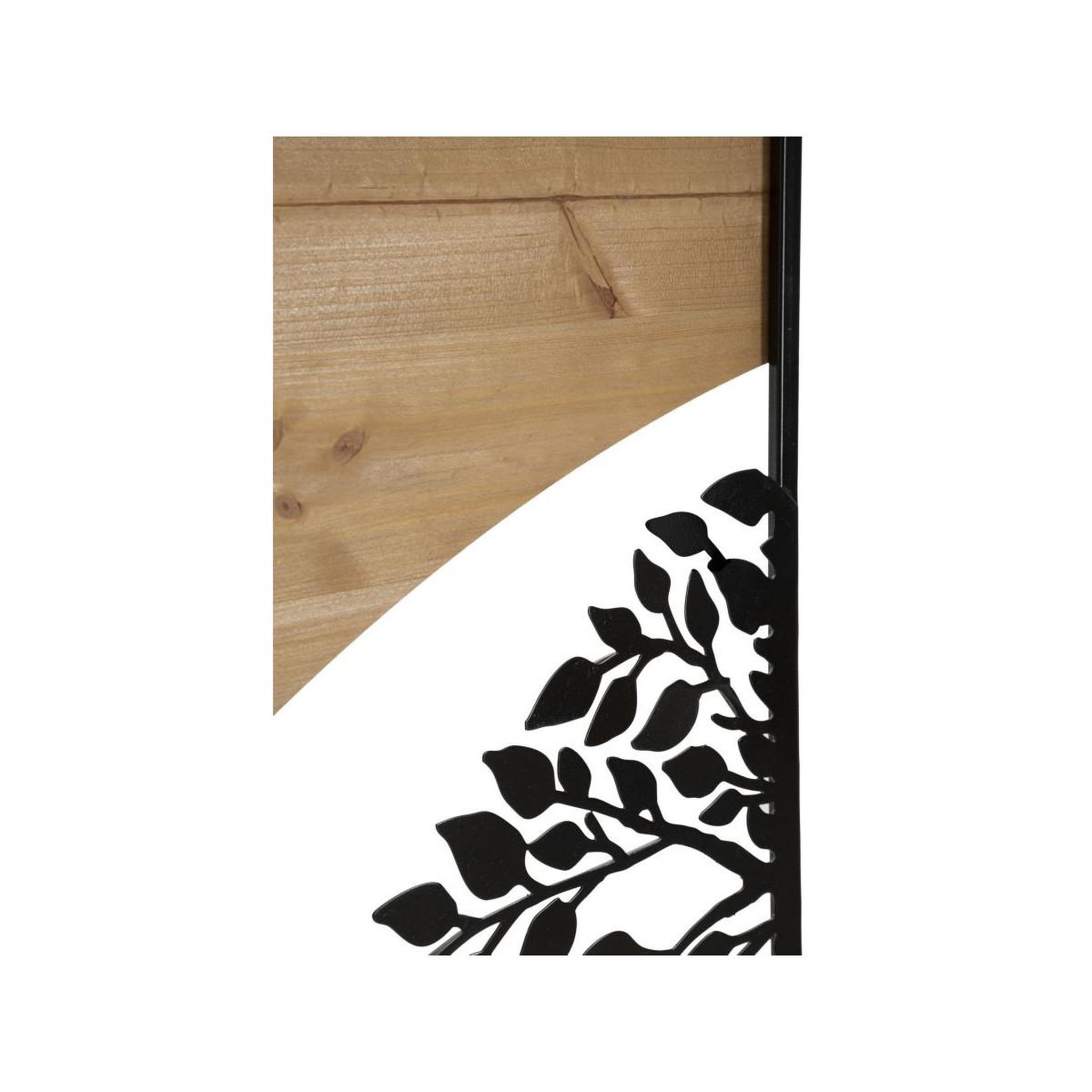 Voir la diapositive 2 : Paris Prix Lot de 3 décorations murales encadrées  arc  105cm noir & naturel