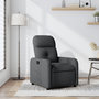 Voir la diapositive 1 : VIDAXL Fauteuil inclinable Gris fonce Tissu