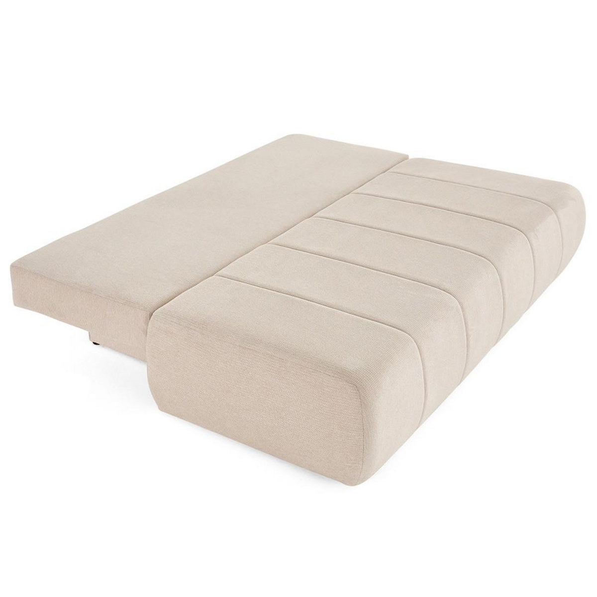 BEST MOBILIER Harper - canapé 3 places convertible avec coffre en tissu texturé