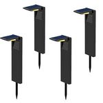 Lumisky Lot de 4 balises solaires OSTRY Noir Plastique 150LM