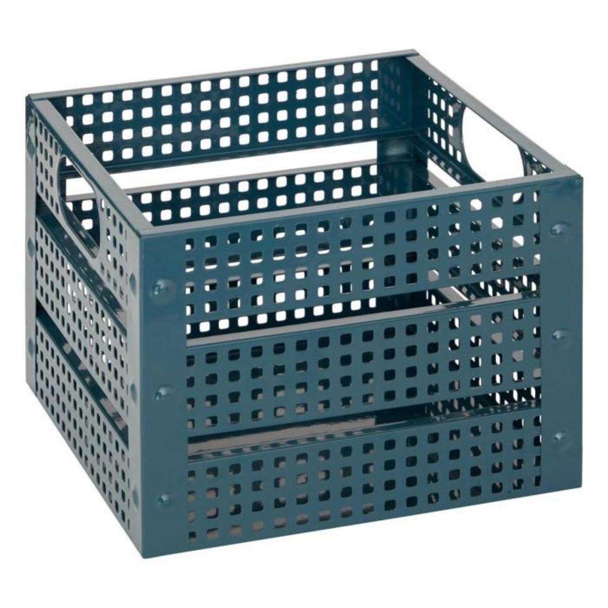 ATMOSPHERA Lot de 4 Caisses de Rangement  Azae  35cm Bleu