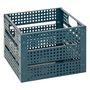 Voir la diapositive 5 : ATMOSPHERA Lot de 4 Caisses de Rangement  Azae  35cm Bleu
