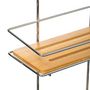 Voir la diapositive 2 : FIVE Support Douche 2 Niveaux  Venterra  45cm Naturel