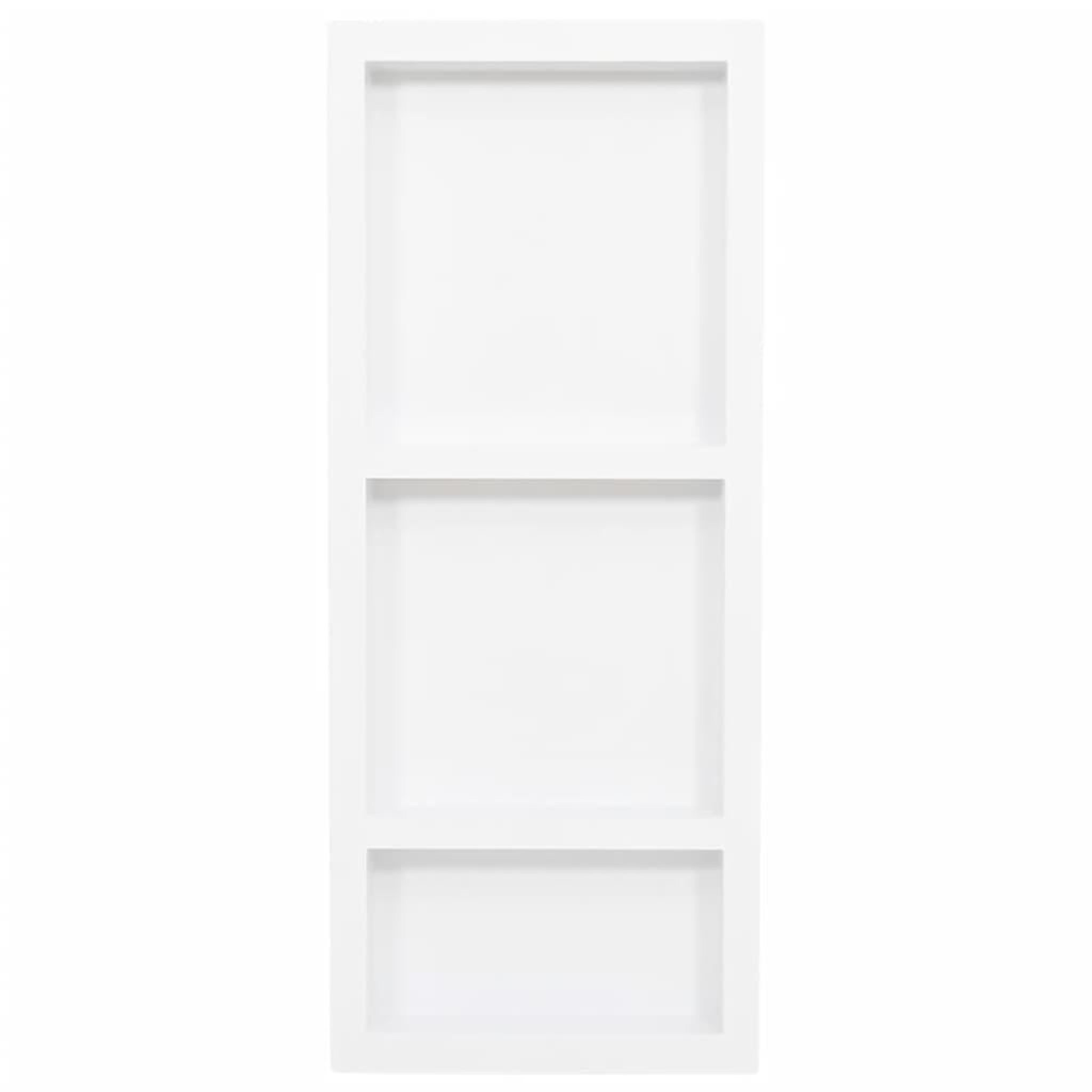 Voir la diapositive 2 : VIDAXL Niche de douche avec 3 compartiments Blanc mat 41x99x9 cm