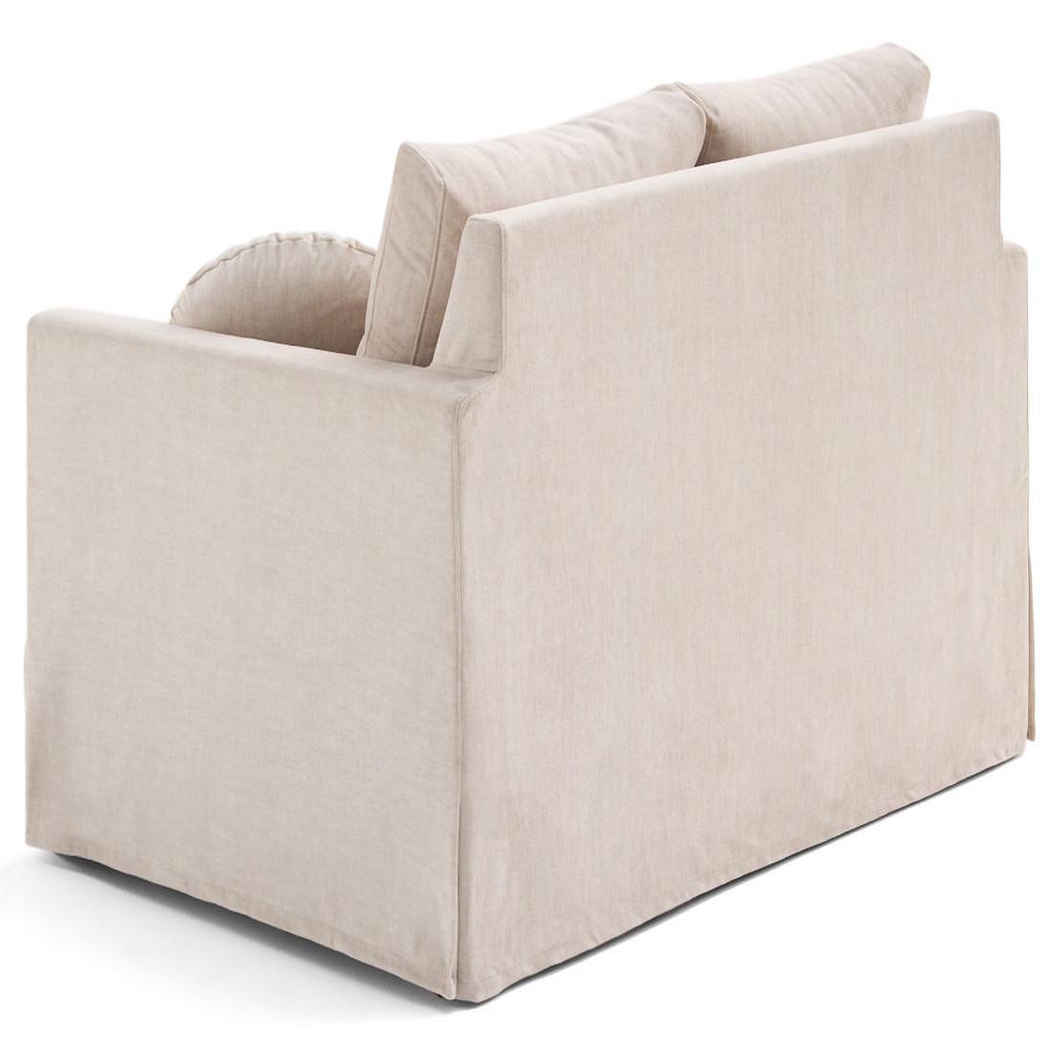 Voir la diapositive 5 : LISA DESIGN Serena - canapé droit déhoussable 2 places en velours
