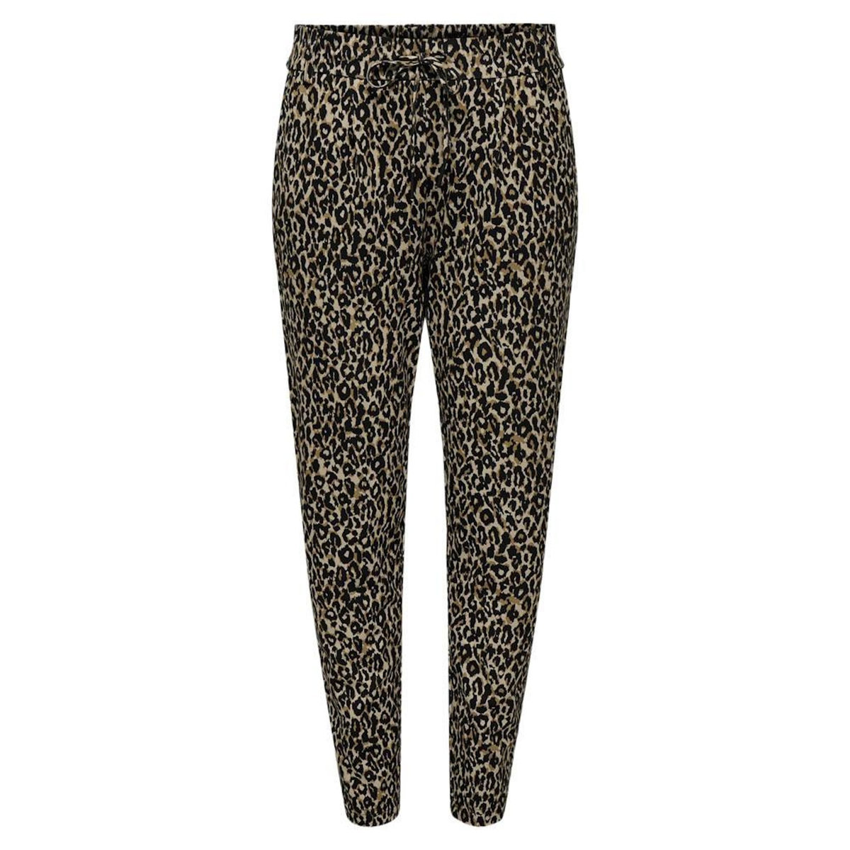 Only Pantalon fluide Léopard Femme Only Tadia Printed