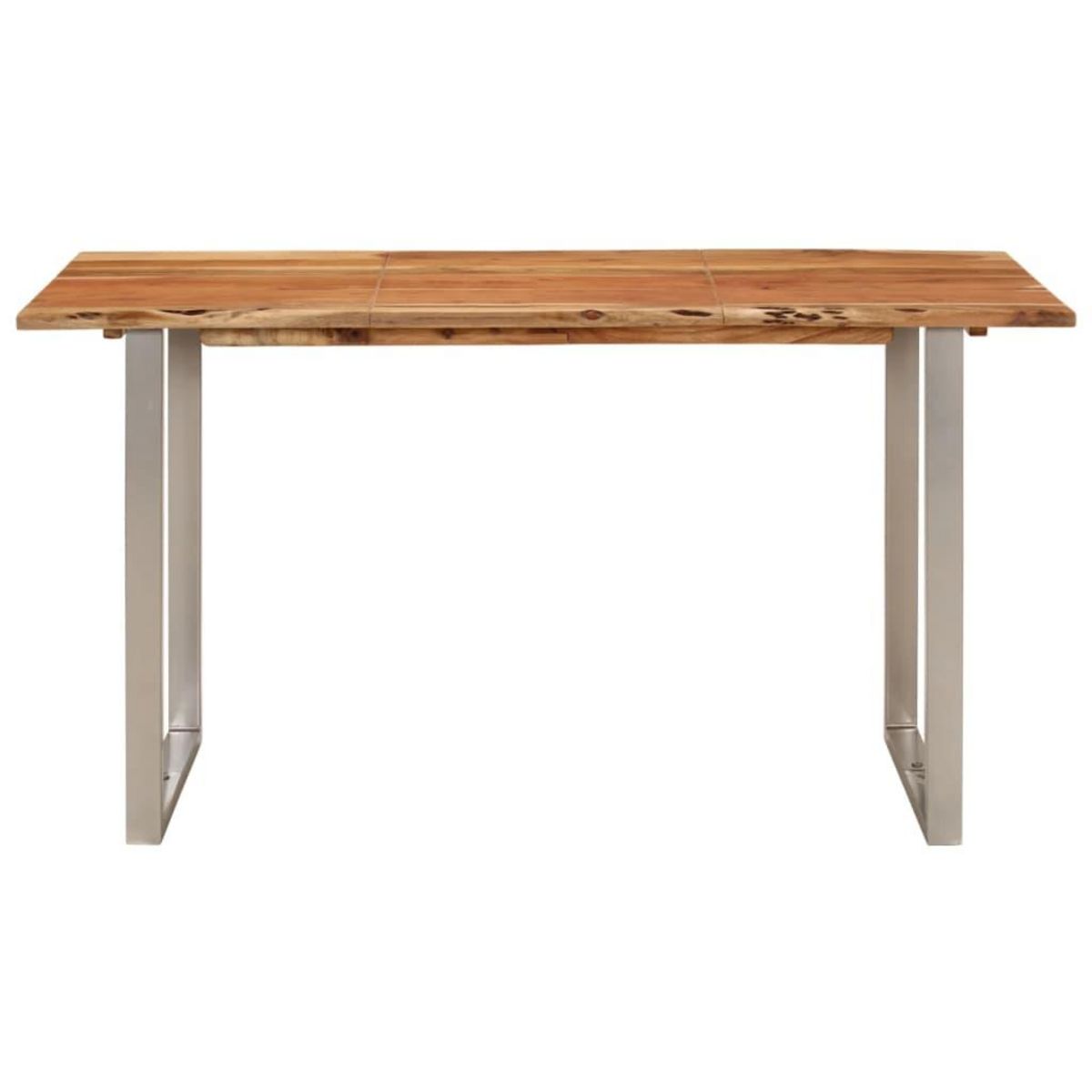 VIDAXL Table de salle a manger 140x70x76 cm Bois d'acacia solide