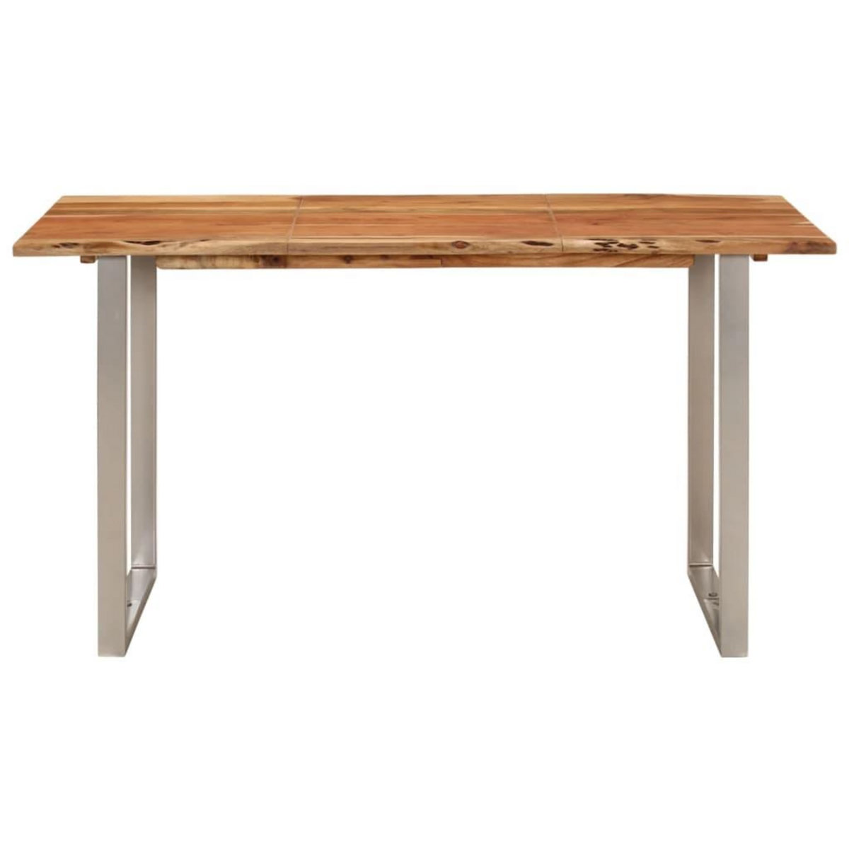 VIDAXL Table de salle a manger 140x70x76 cm Bois d'acacia solide