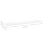 Voir la diapositive 6 : VIDAXL Etagere flottante murale chene et blanc 120x23,5x3,8 cm MDF