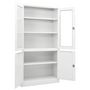 Voir la diapositive 5 : VIDAXL Armoire de bureau Blanc 90x40x180 cm Acier