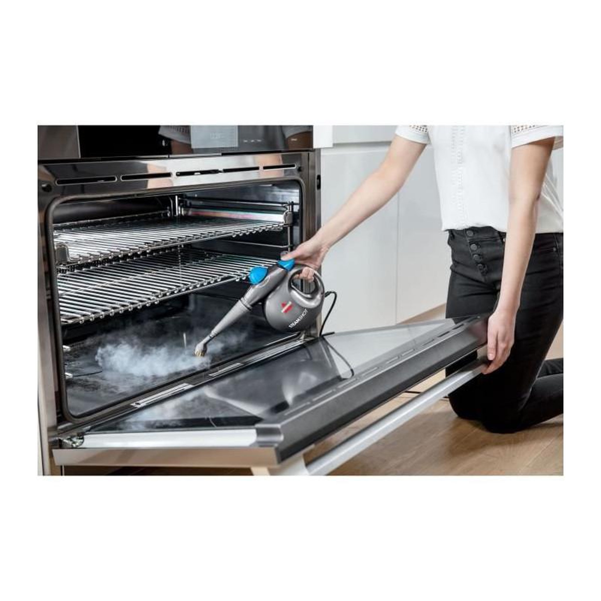 Voir la diapositive 4 : BISSELL Bissell Nettoyeur a vapeur a main 1000 W 0,36 L 4,5 Bars