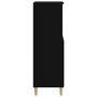 Voir la diapositive 4 : VIDAXL Buffet haut Noir 60x36x110 cm Bois d'ingenierie