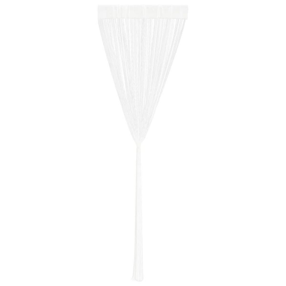 VIDAXL Rideau en fils 2 pcs 100 x 250 cm Blanc