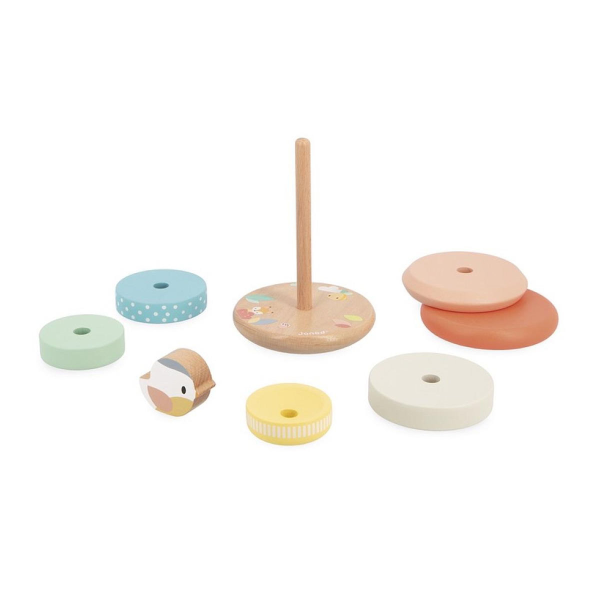 Juratoys-Janod Pure empilable Le nid en bois