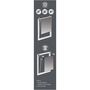 Voir la diapositive 3 : Paris Prix Store Enrouleur  Modern  90x180cm Taupe