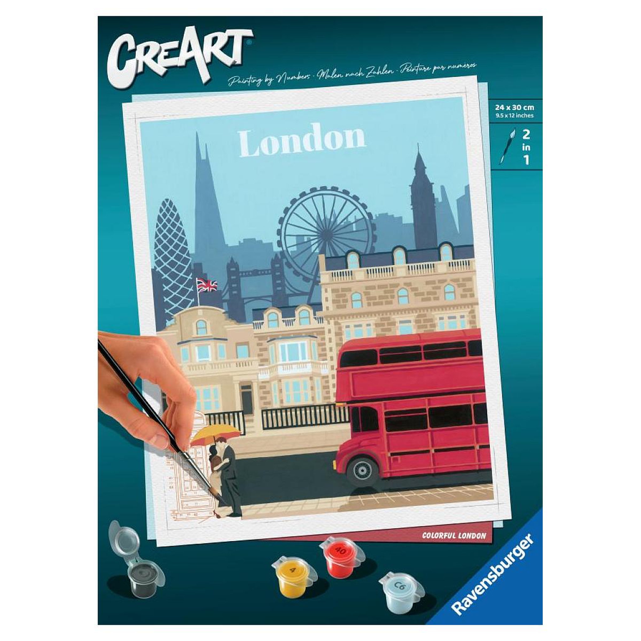RAVENSBURGER Creart - 24x30 cm - london