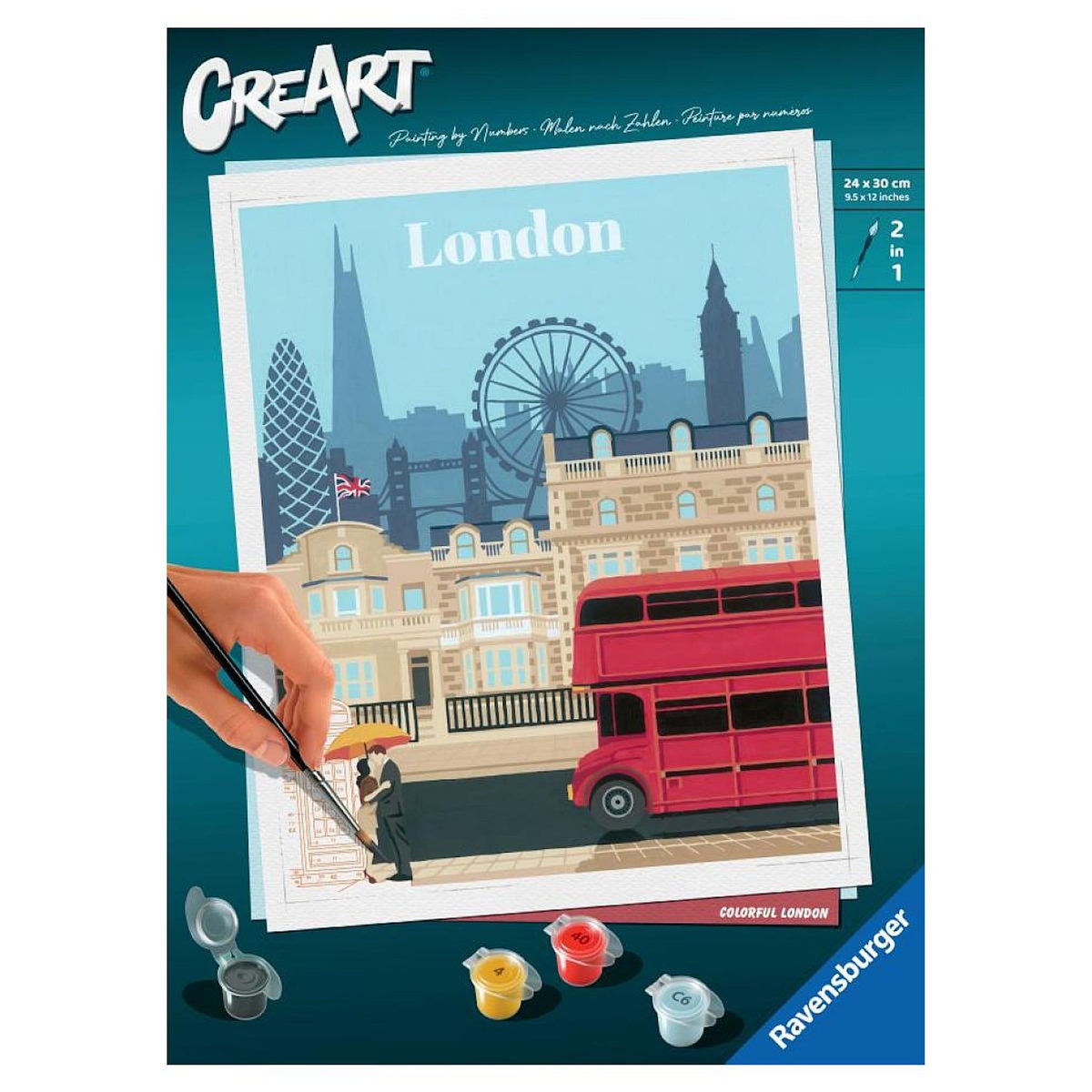 RAVENSBURGER Creart - 24x30 cm - london