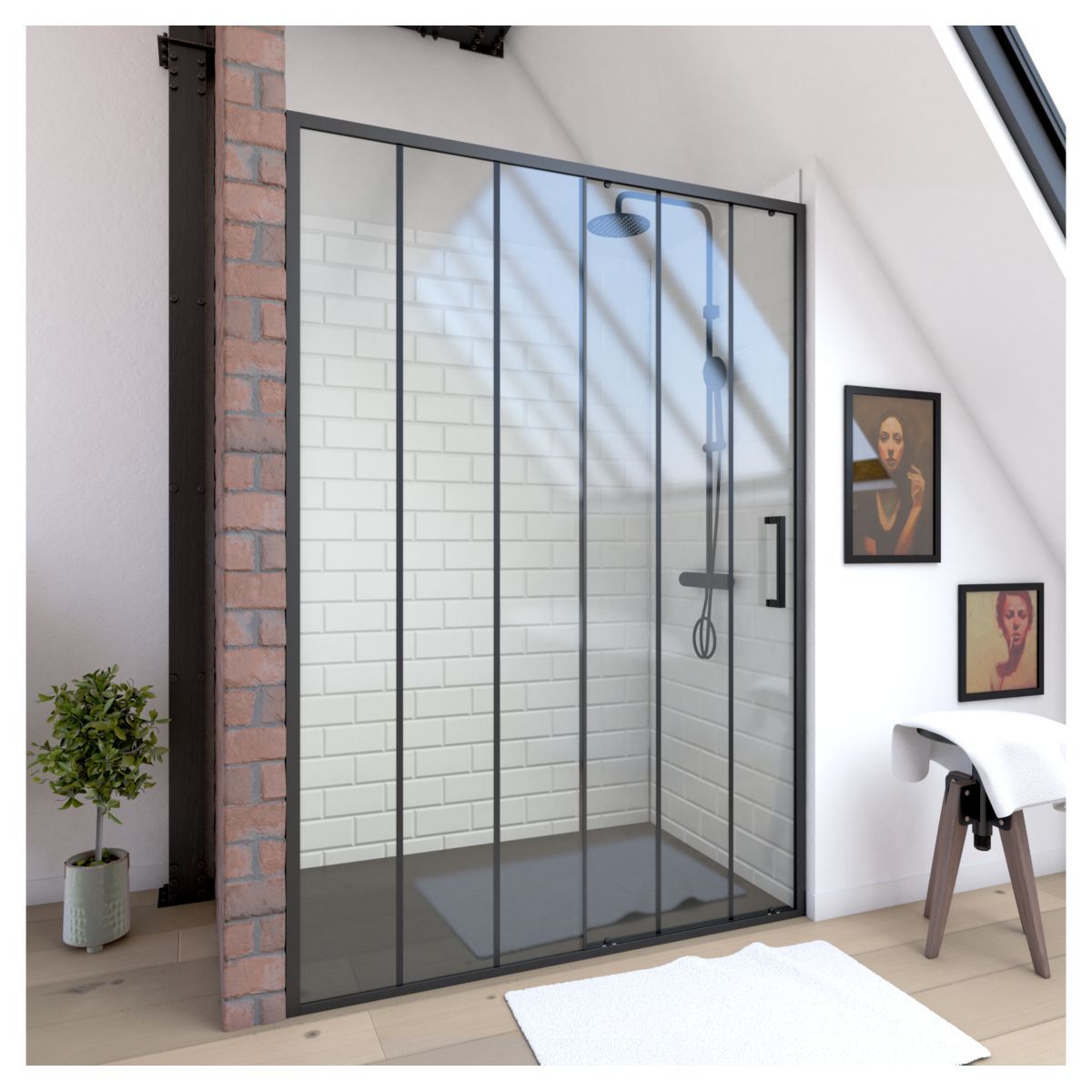 Paroi de douche FACTORX 140 COULISSANTE