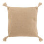 Voir la diapositive 1 : Paris Prix Coussin Déco  Jute  50x50cm Beige & Marron