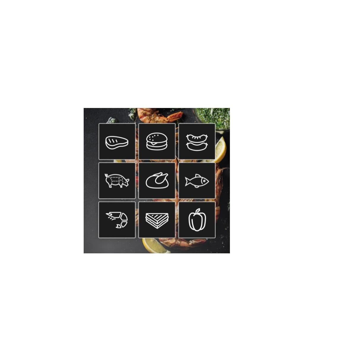 TEFAL Grill viande 2100w acier inoxydable - GC772D10