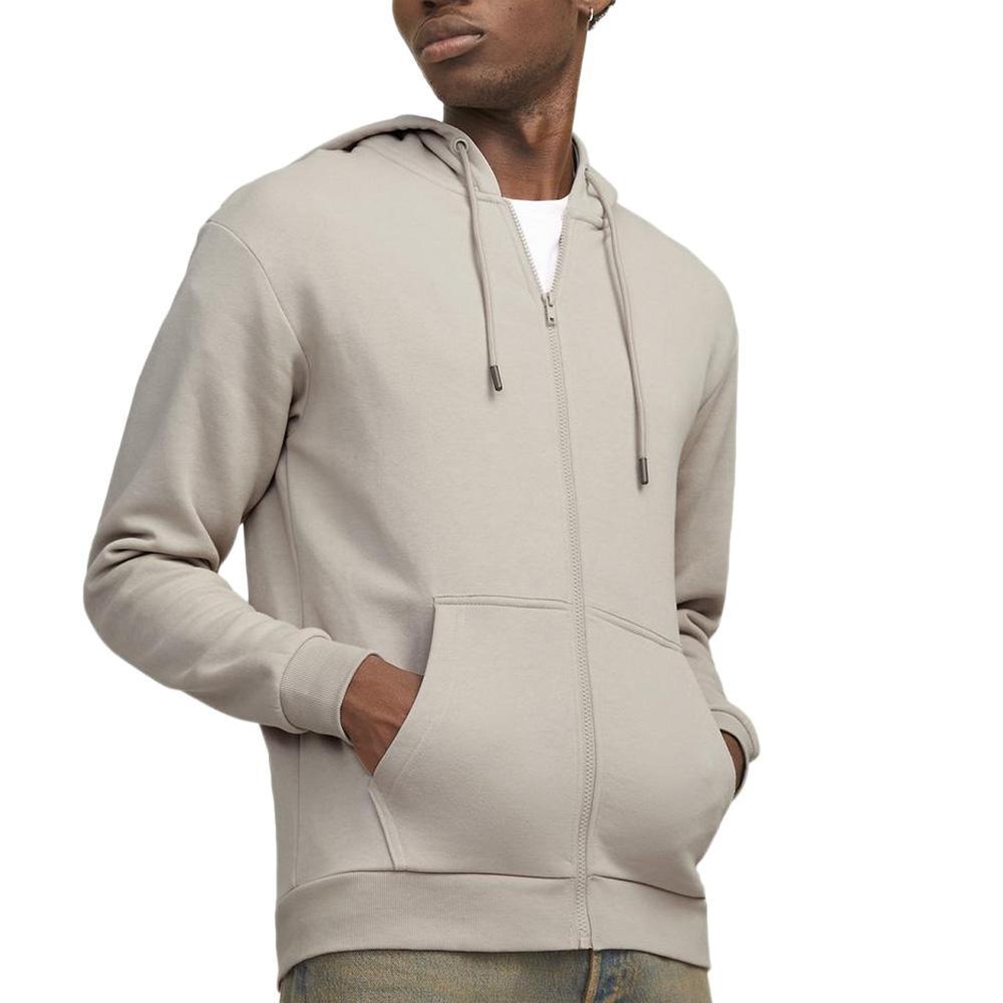Voir la diapositive 1 : Jack & Jones Sweat zippé beige homme jack & jones bradley