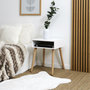 Voir la diapositive 3 : Paris Prix Table de Chevet  Niche  50cm Blanc