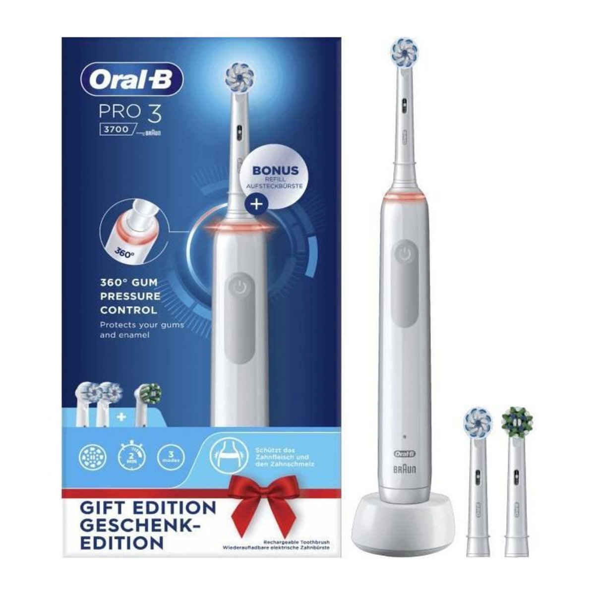 ORAL B Brosse a dents électrique ORAL-B Pro 3 - 80719288 - blanc - sans fil