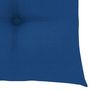 Voir la diapositive 5 : VIDAXL Chaises de jardin avec coussins bleu lot de 3 Bois teck massif