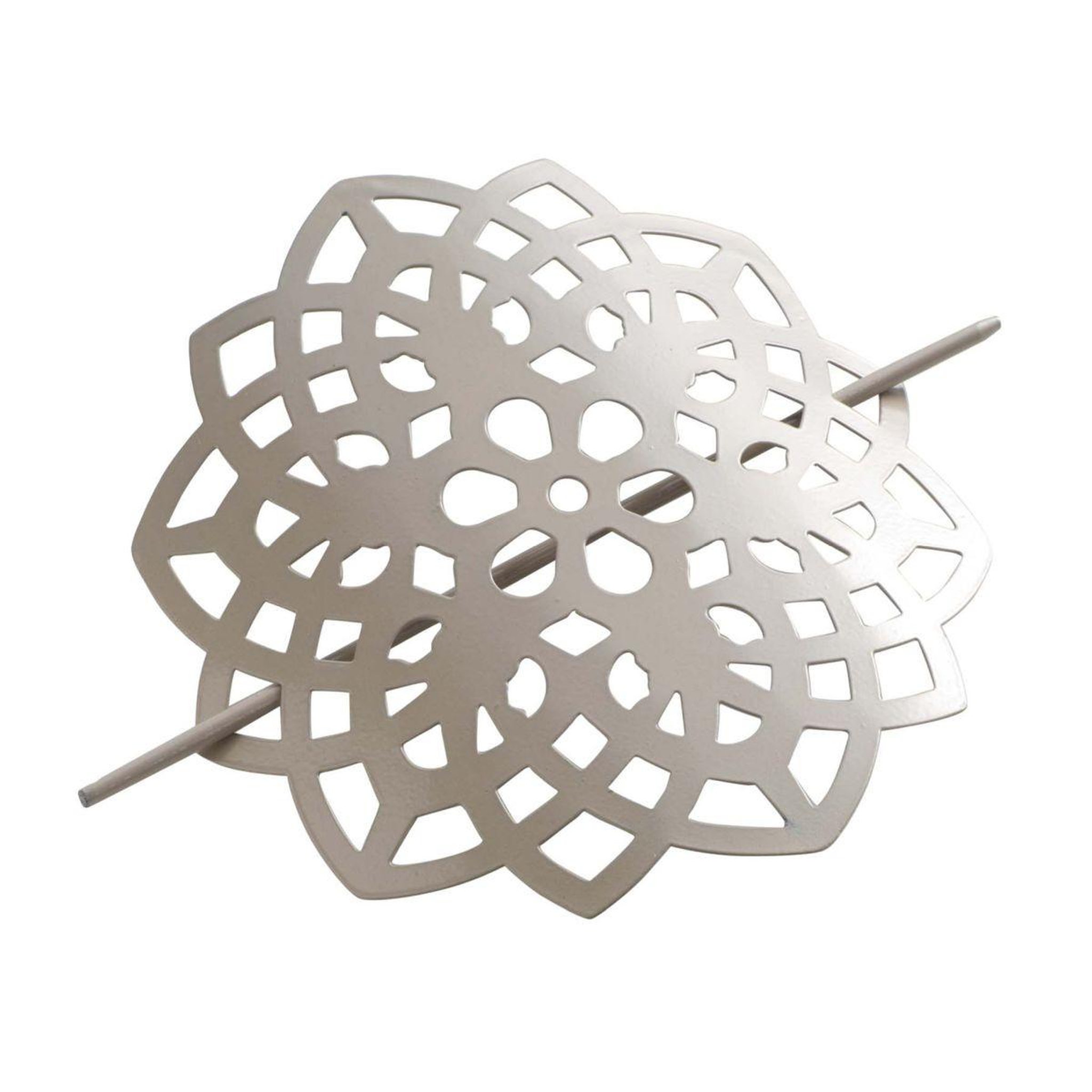 Douceur d'Intérieur Embrasse de rideau broche  rosea  17cm taupe