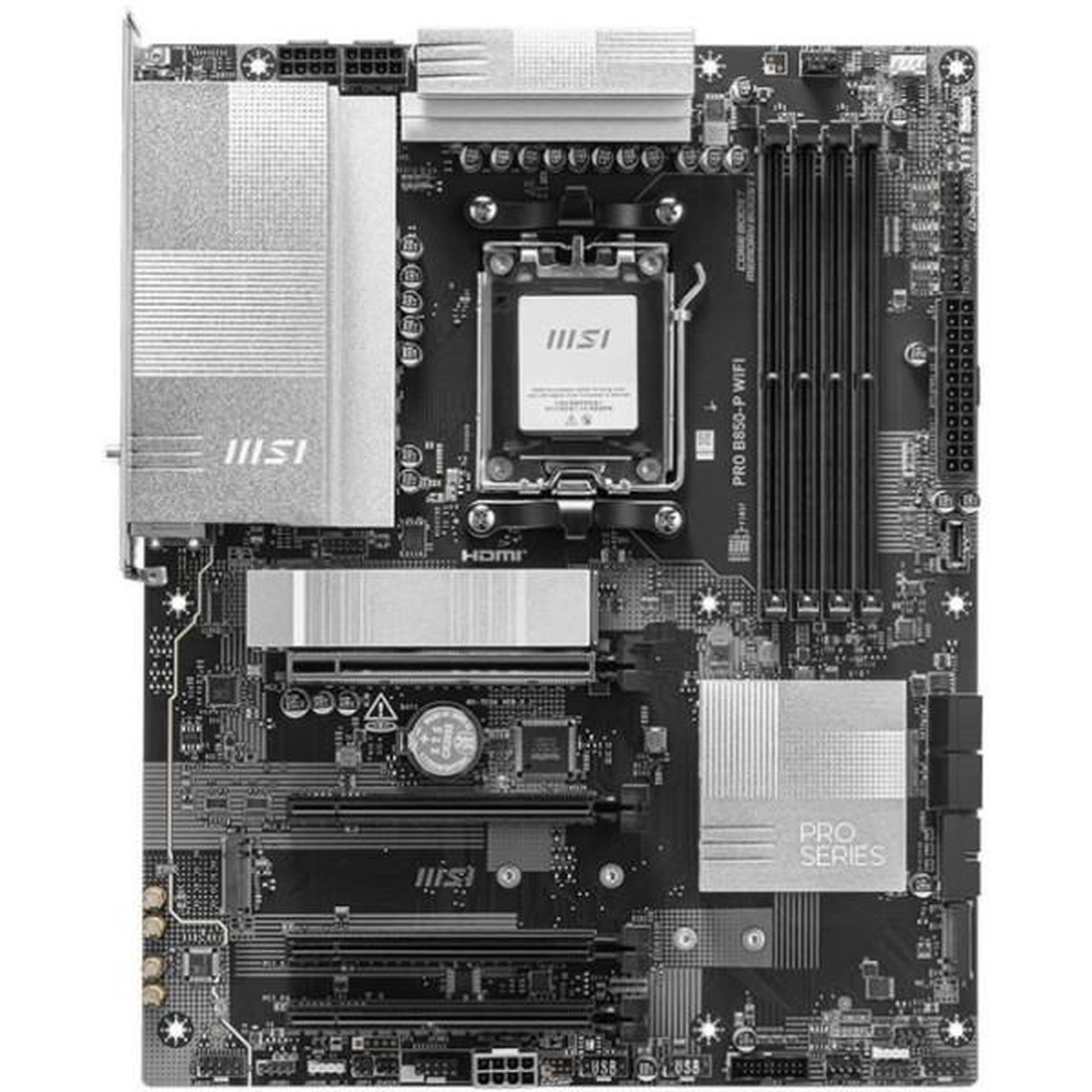 Voir la diapositive 2 : MSI Carte mere - MSI - PRO B850-P WIFI - AM5 - DDR5 - Wi-Fi 7