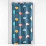Paris Prix Rideau à Œillets Imprimé  Pop Art  140x260cm Bleu