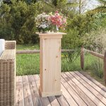 VIDAXL Support a fleurs 40x40x90 cm Bois de pin solide