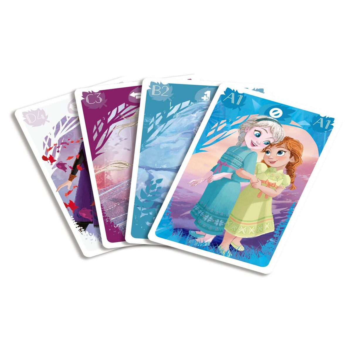 CARTAMUNDI Jeu de Famille Reine des Neiges - Jeu de cartes 4 en 1