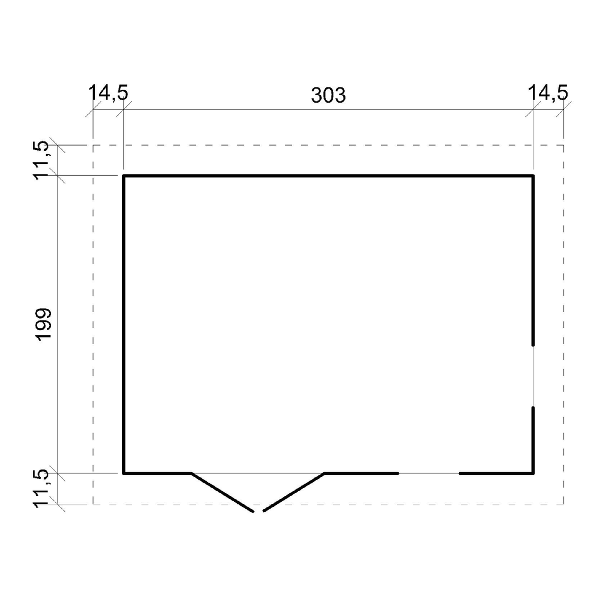 Voir la diapositive 6 : TIMBELA Abri de jardin en bois 6m2 Cabanon jardin extérieur avec sol, Maison d'été M334FB