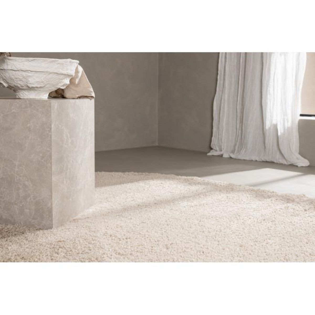 Paris Prix Tapis Déco Ovale  Walter  240x340cm Beige