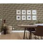 Voir la diapositive 1 : DUTCH WALLCOVERINGS DUTCH WALLCOVERINGS Papier peint Galactic Marron et blanc